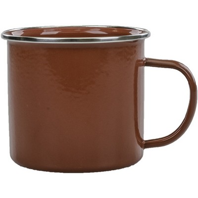 16.9 Oz. Red Enamel Campfire Mug